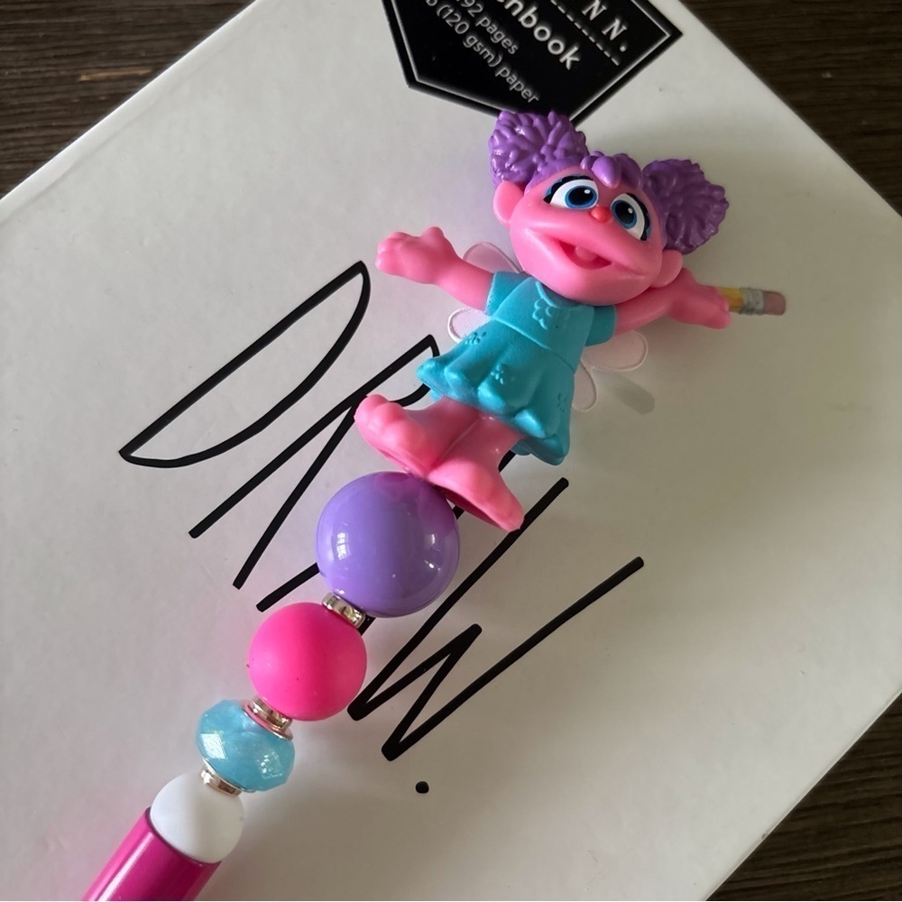 Sesame Street: Abby Cadabby handmade beaded pen